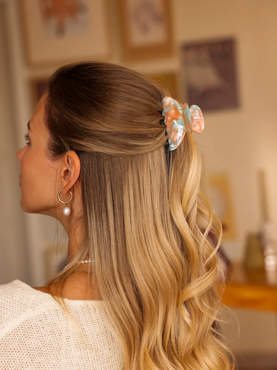 Dreamy Vibe Haarklammer Peach Blue - Image 3