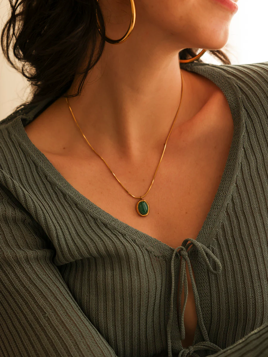 Echoing Dream Dark Green Kette - Image 4