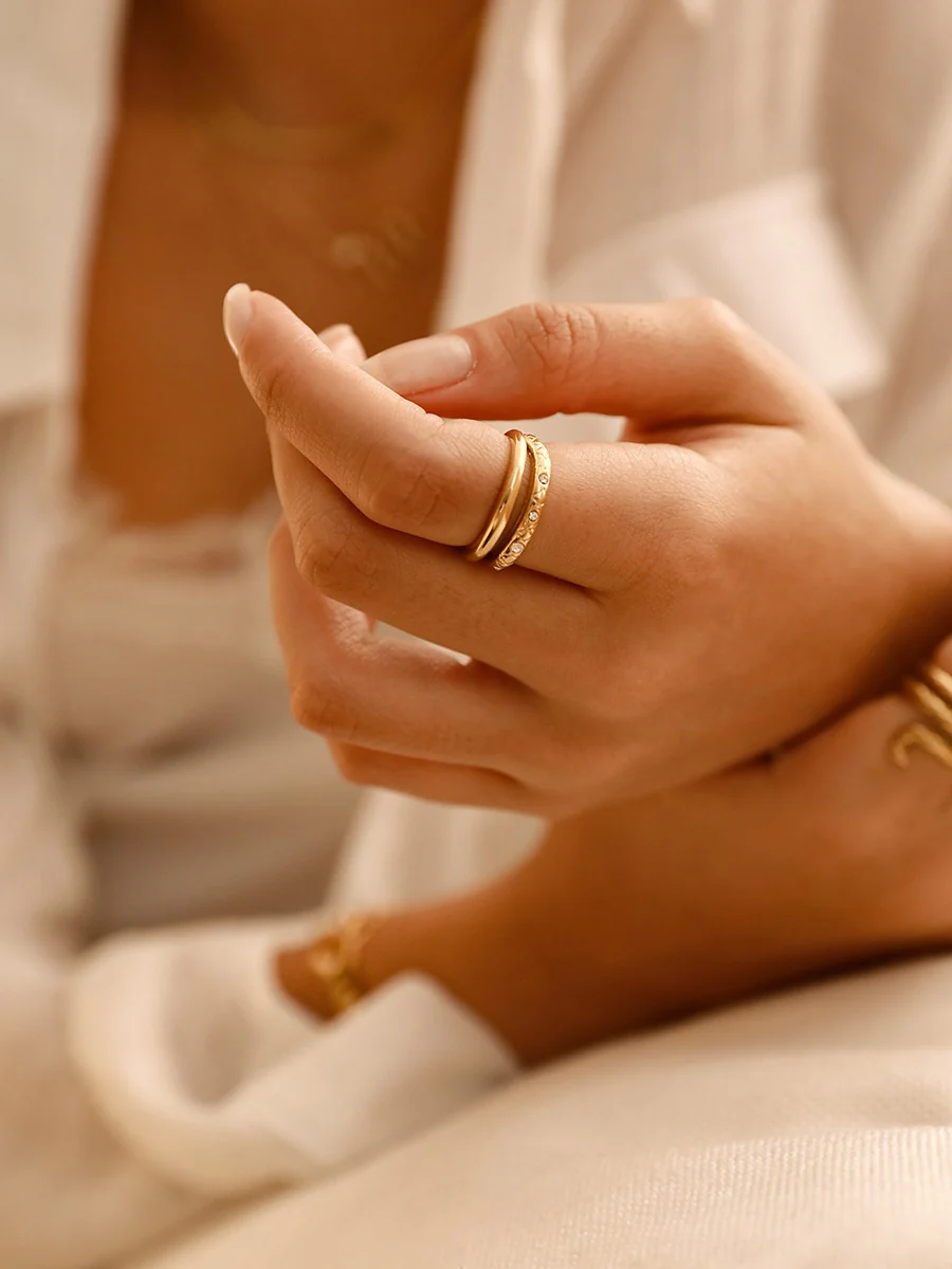 Eden Snake Texture Ring - Image 2