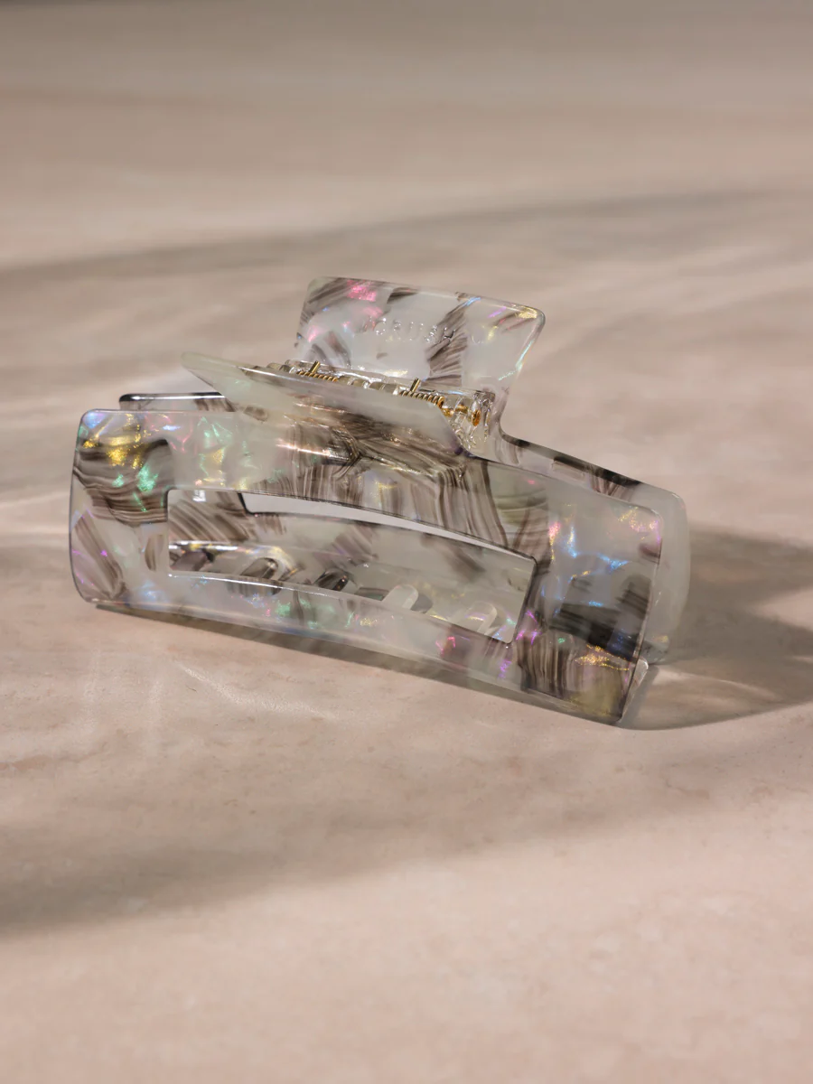 Elegant Ease Haarklammer Milky Marble