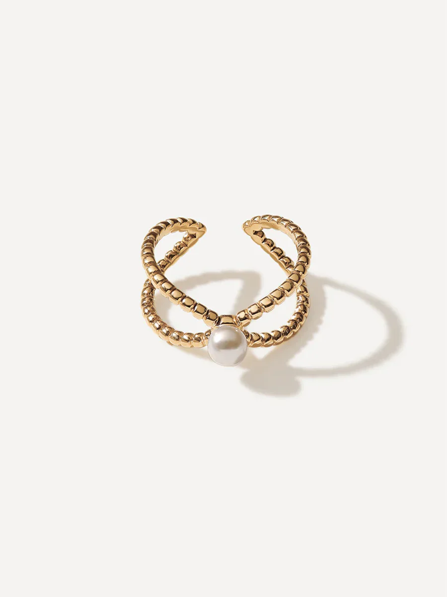 Elegant Pearl Ring - Image 11