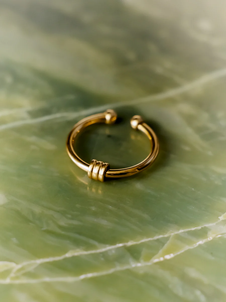 Elegant Trio Loop Ring - Image 4