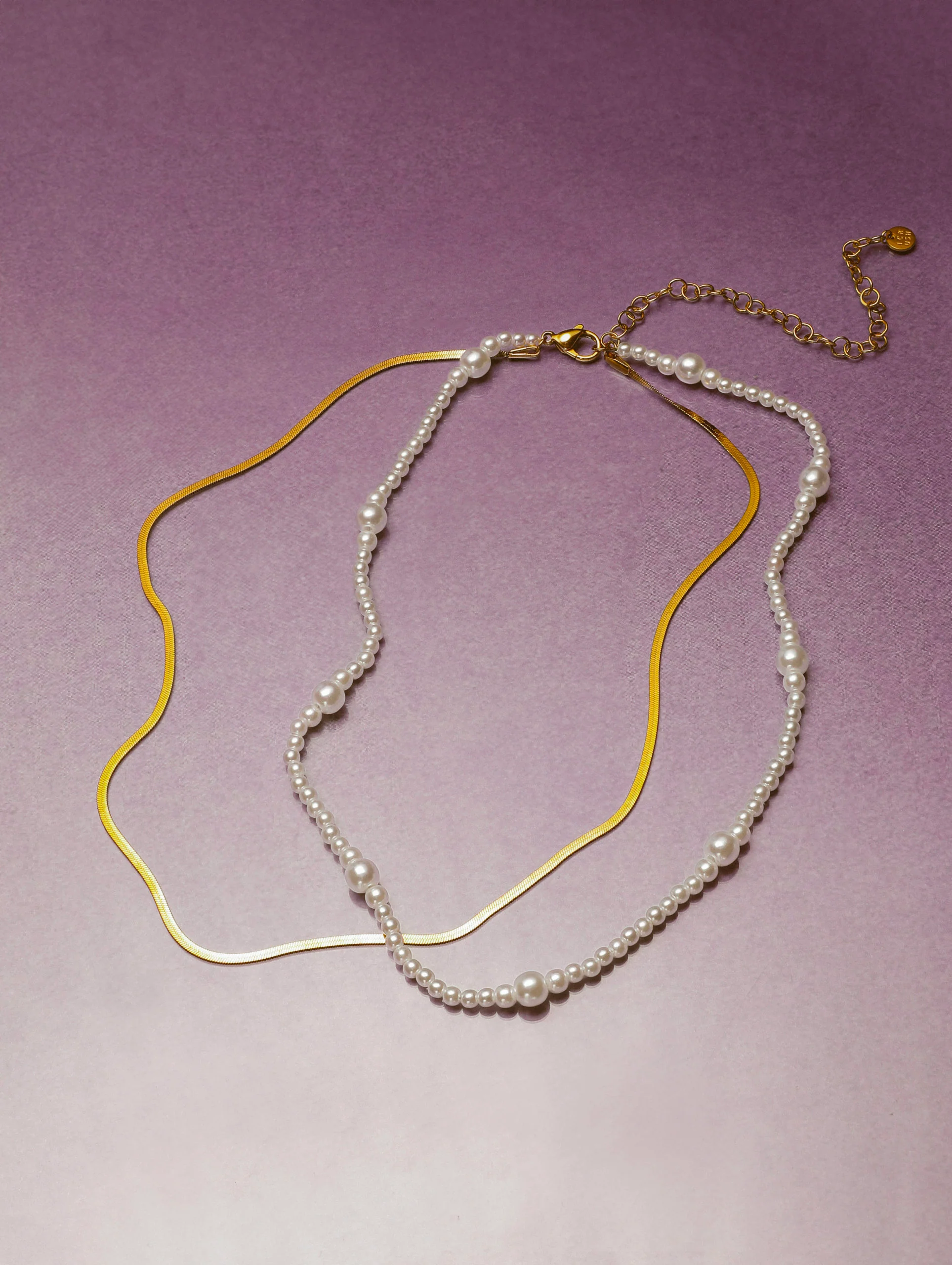 Enchanting Pearl Layered Kette - Image 4