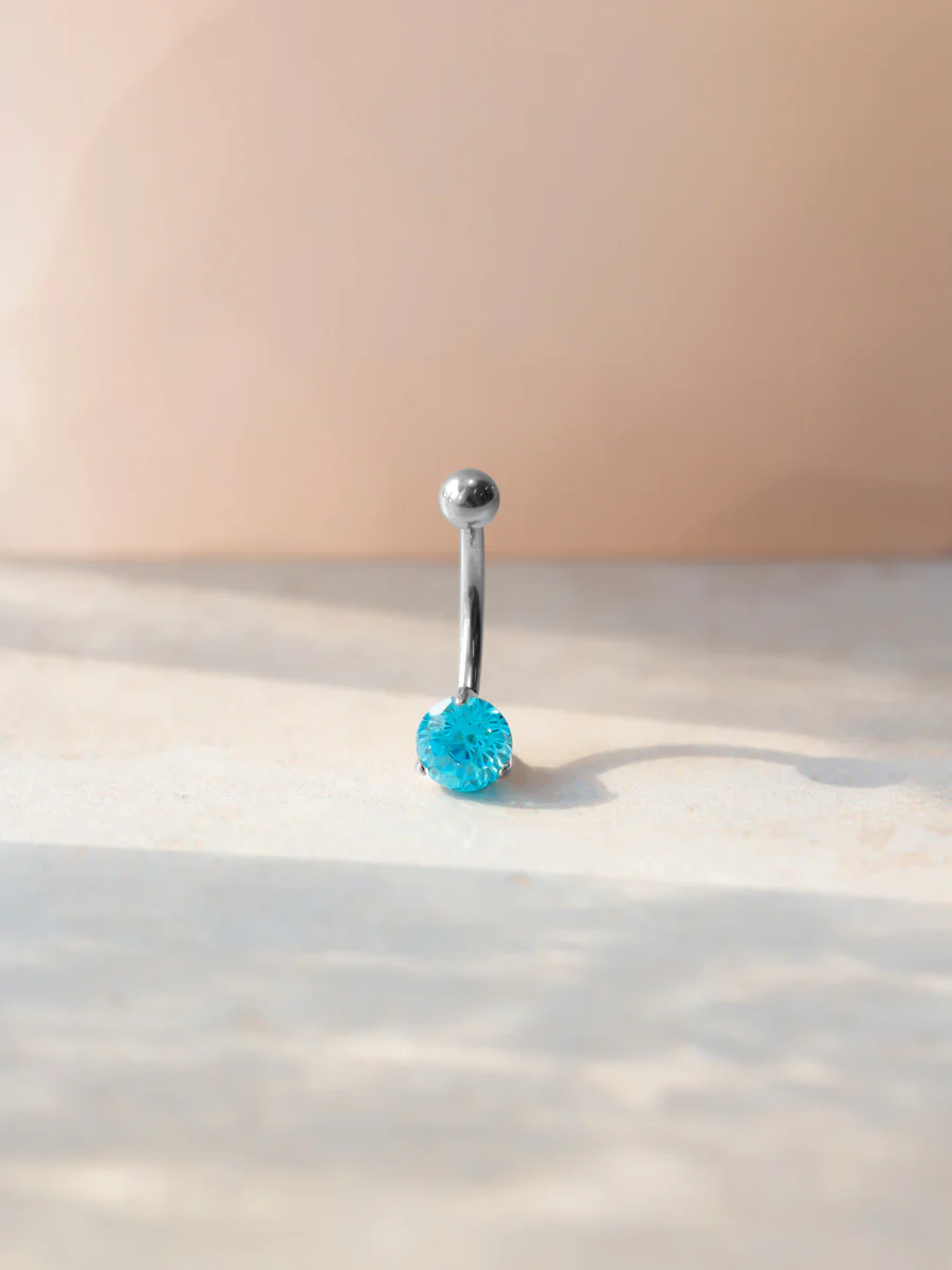 Ethereal Spark Blue Titan Bauchnabelpiercing - Image 3