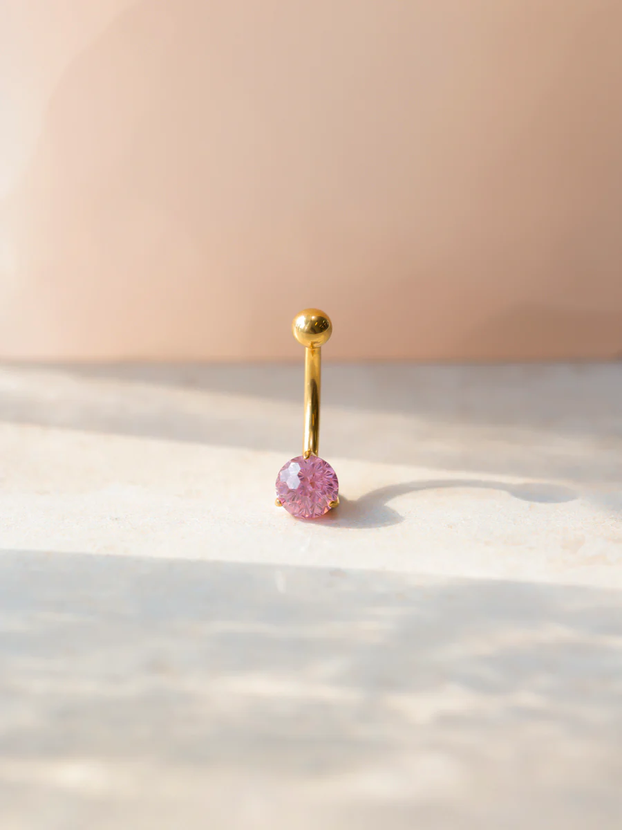 Ethereal Spark Pink Titan Bauchnabelpiercing