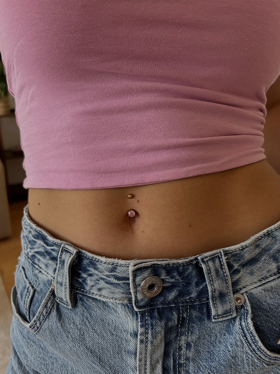 Ethereal Spark Pink Titan Bauchnabelpiercing - Image 2