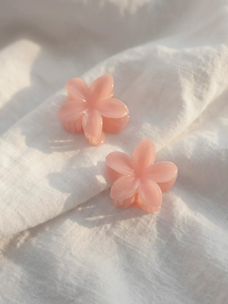 Floral Bliss Set Mini-Haarklammer Cream Pink