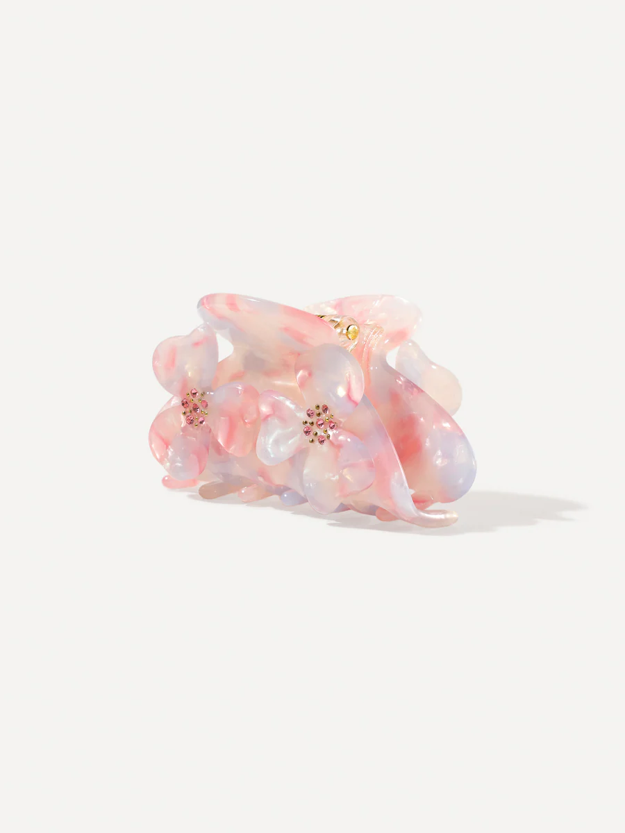 Floral Kiss Blue-pink Haarklammer