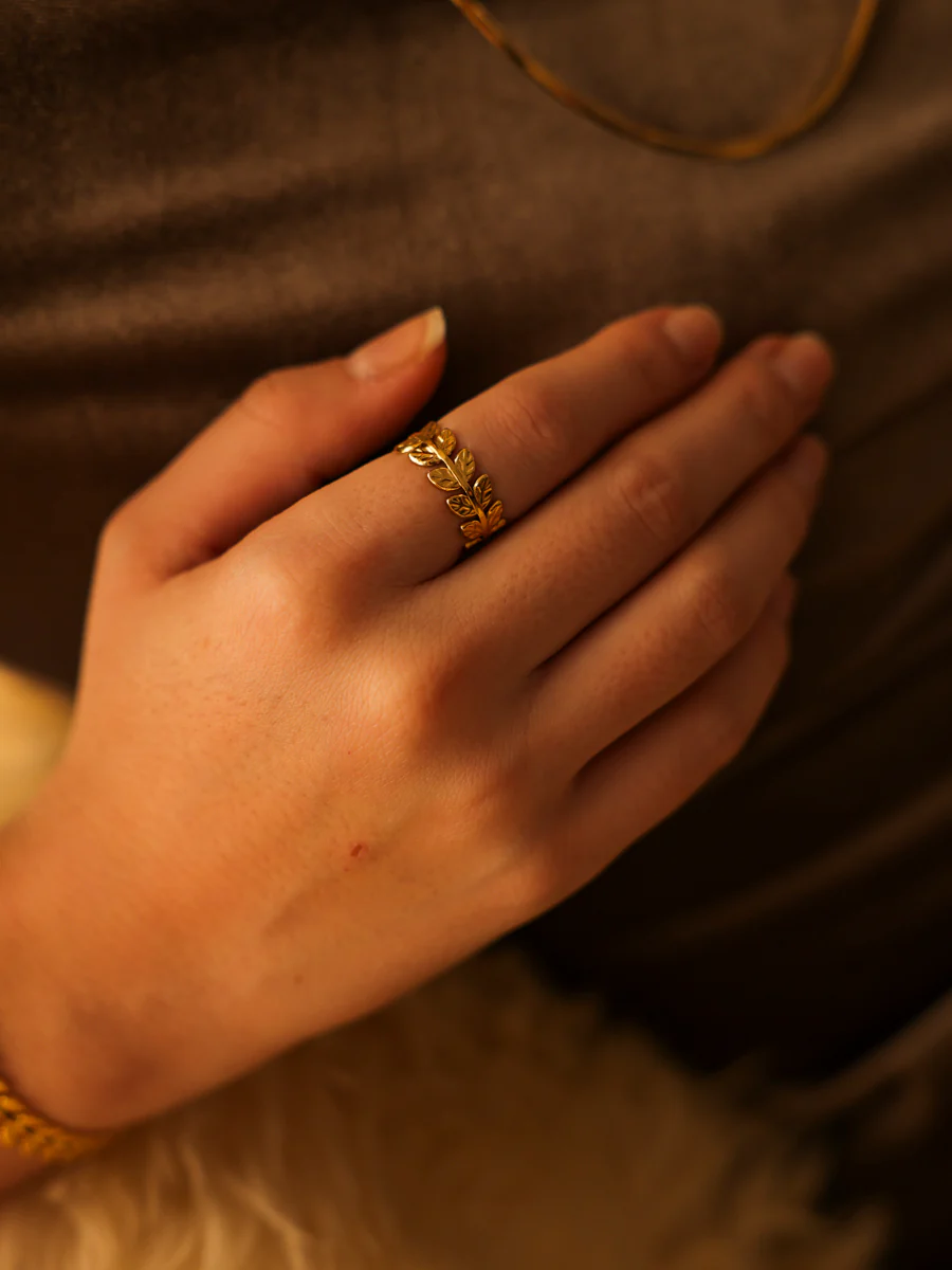 Fresh Leaf Ring - Image 2