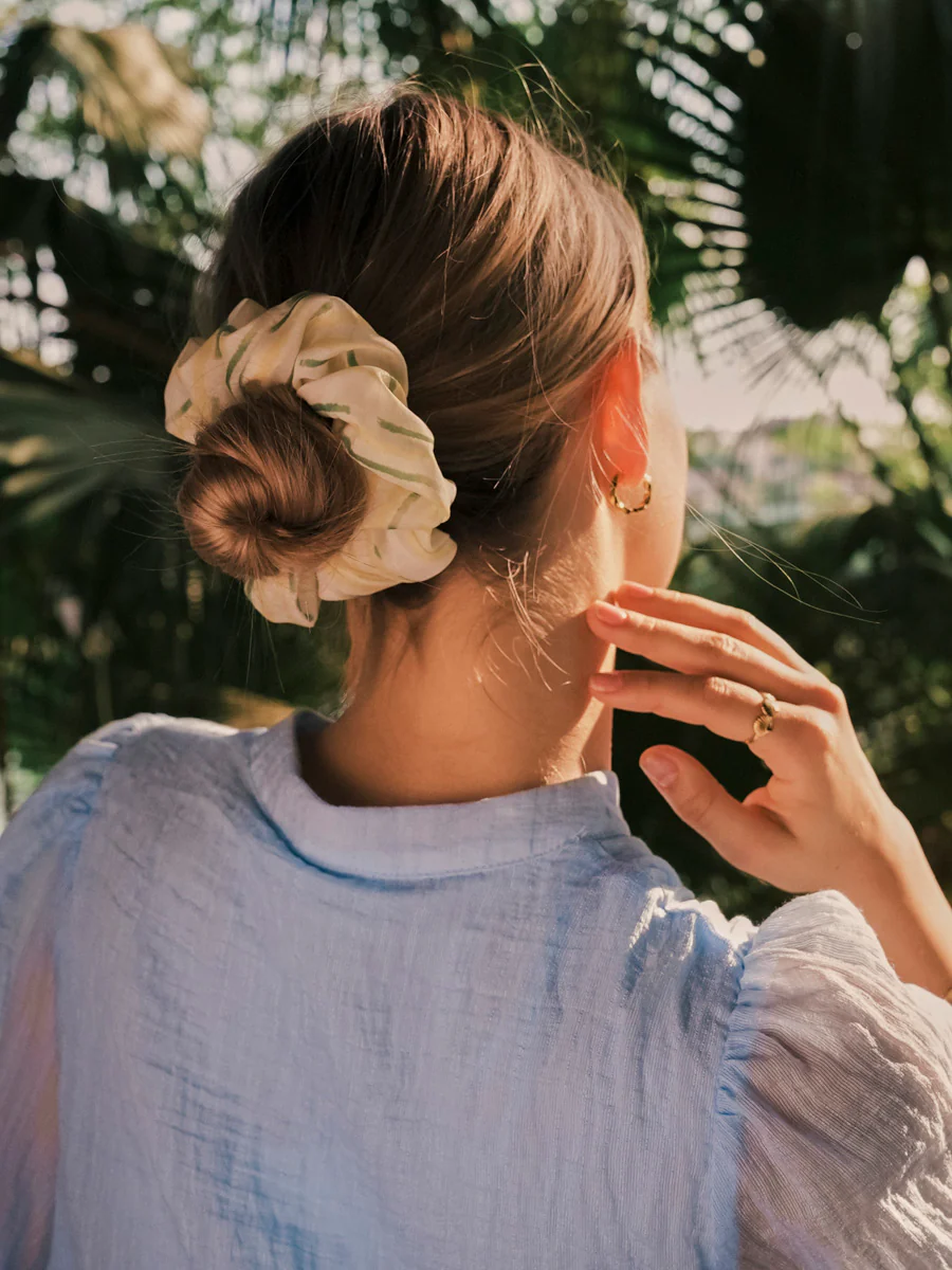 Fresh Wave Blue Scrunchie - Image 2