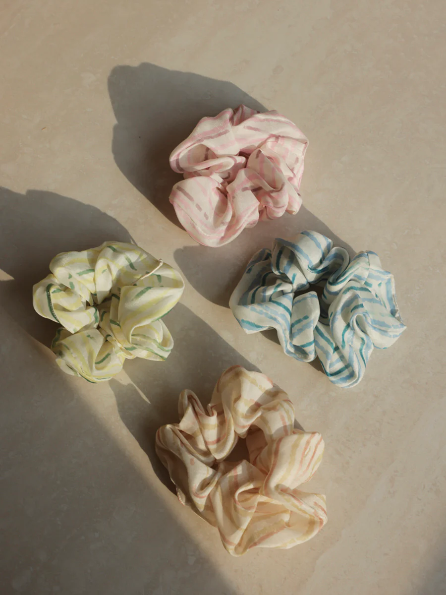 Fresh Wave Blue Scrunchie - Image 4