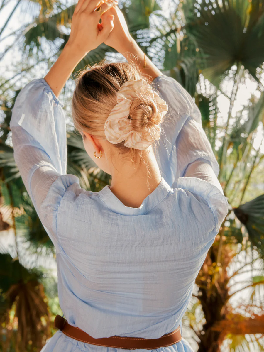 Fresh Wave Yellow Scrunchie - Image 2