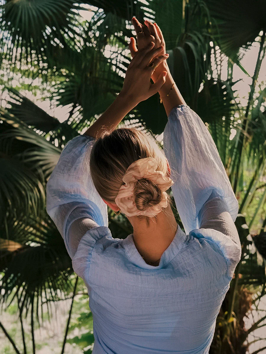 Fresh Wave Yellow Scrunchie - Image 3