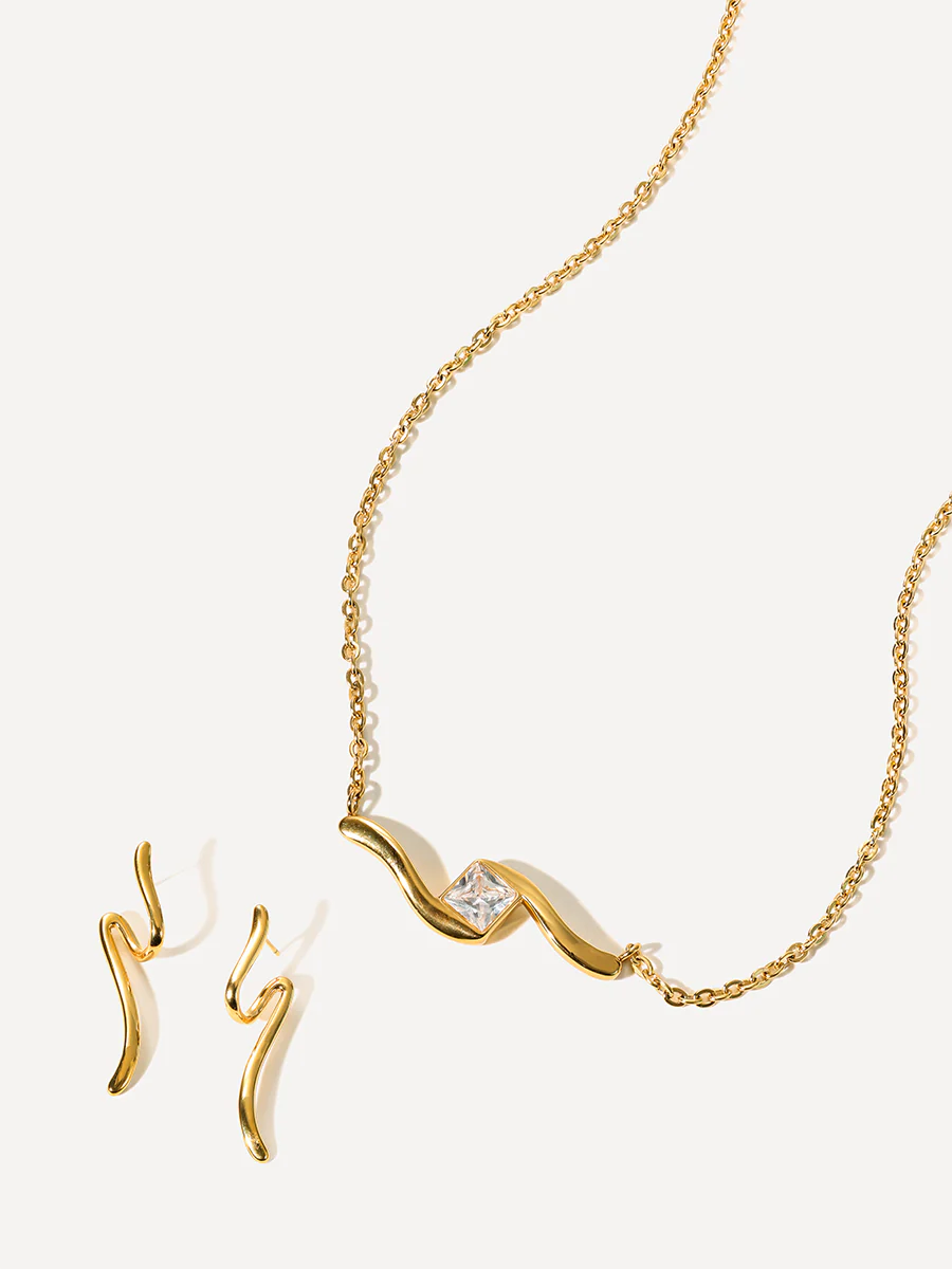 Glistening Wave Set