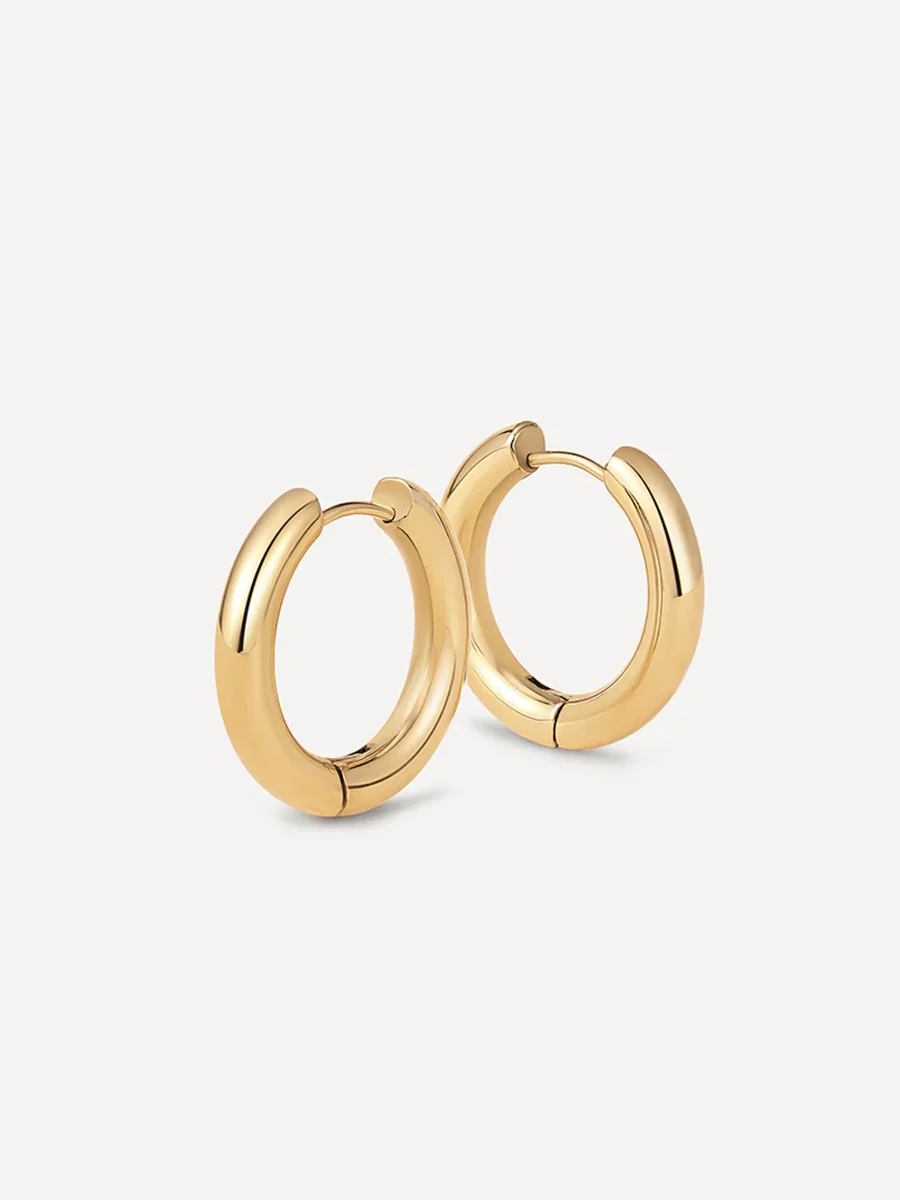 24mm GLOSSY HOOPS Medium Ohrringe - Image 15