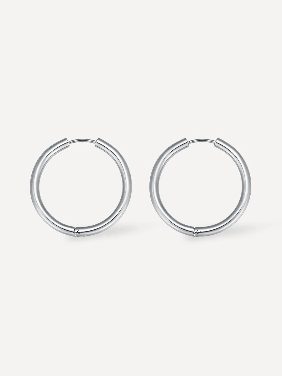 30mm GLOSSY HOOPS OHRRINGE - Image 3
