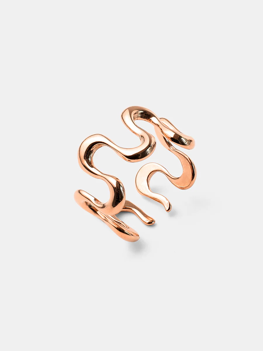 Graceful Wave Ring - Image 10