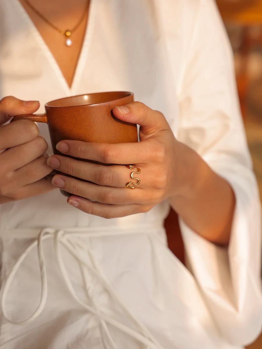 Graceful Wave Ring - Image 6