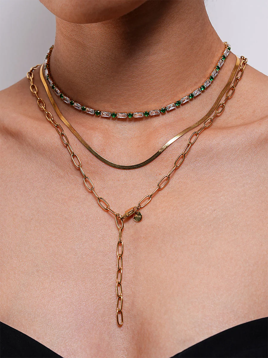 Green Circle Kette - Image 2