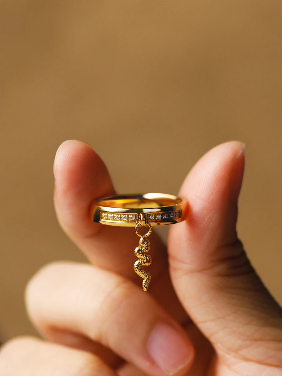 Modern Snake Ring - Image 4