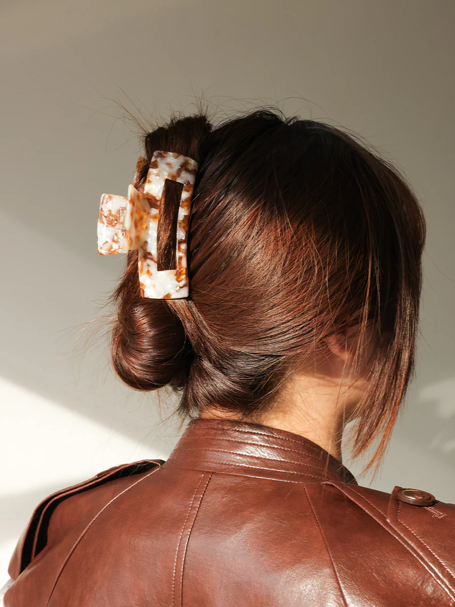 Modern Style Haarklammer Caramel Color - Image 2