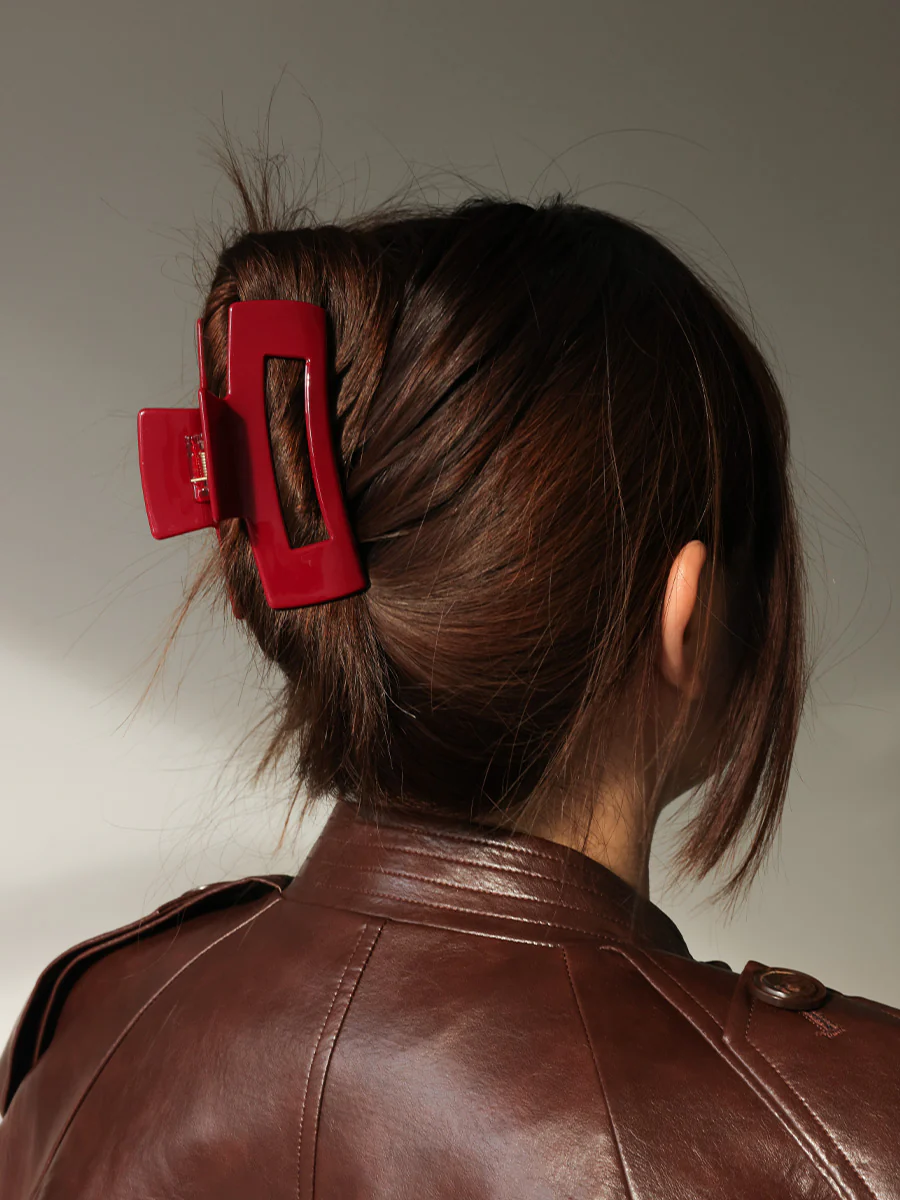 Modern Style Haarklammer Dark Red - Image 2