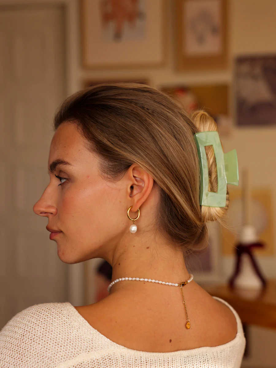 Modern Style Haarklammer Light Green - Image 3