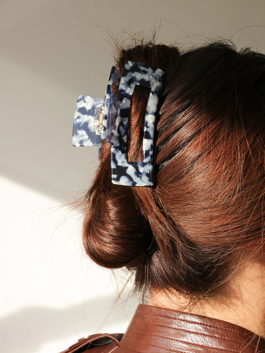 Modern Style Haarklammer Navy Blue - Image 2