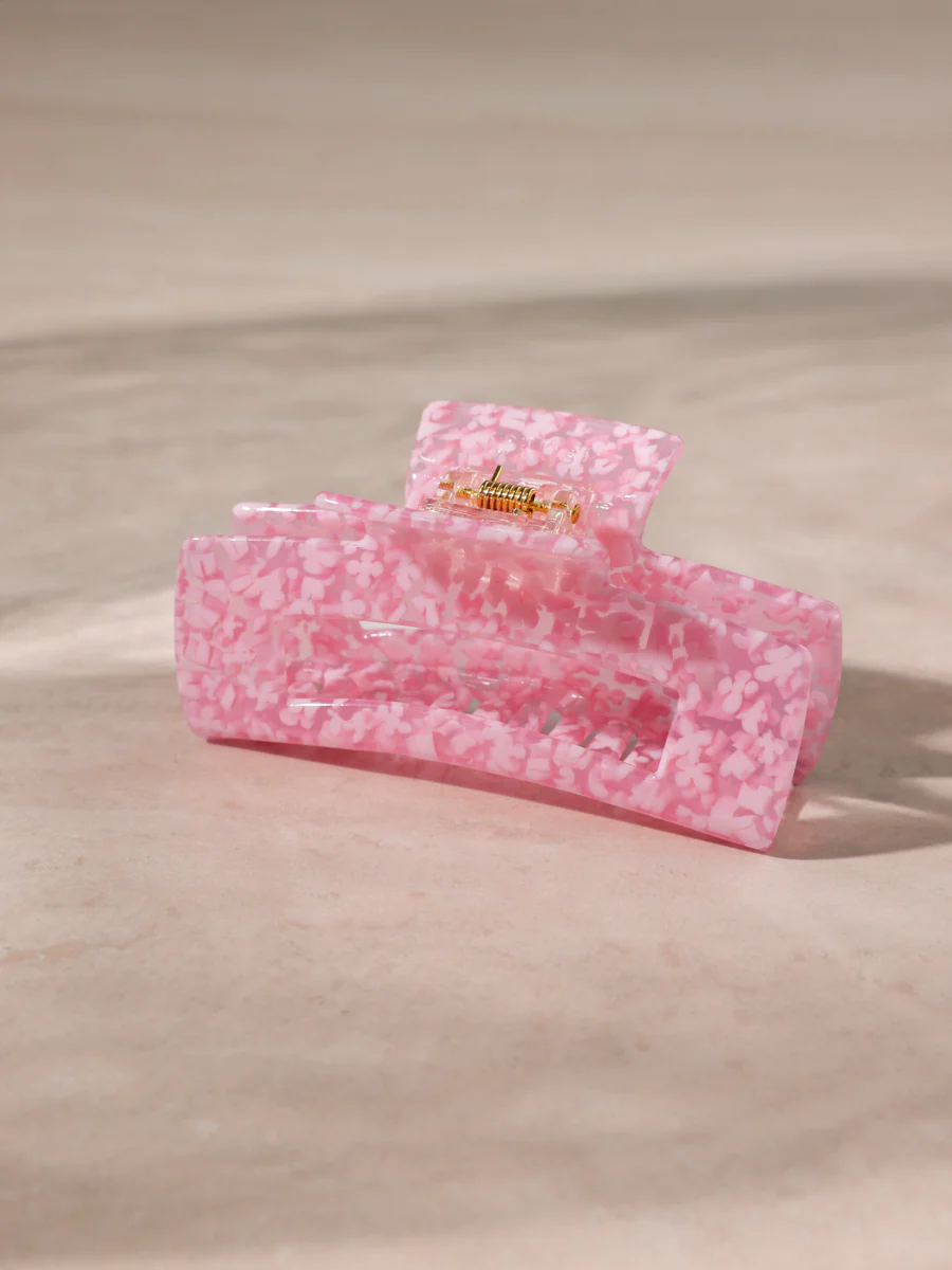 Modern Style Haarklammer Pink Floral