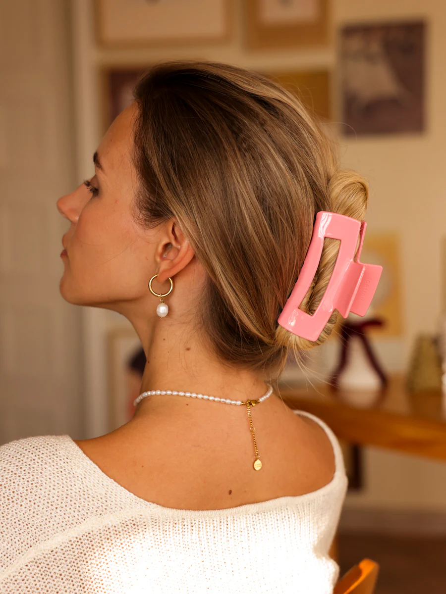 Modern Style Haarklammer Pink-orange - Image 3
