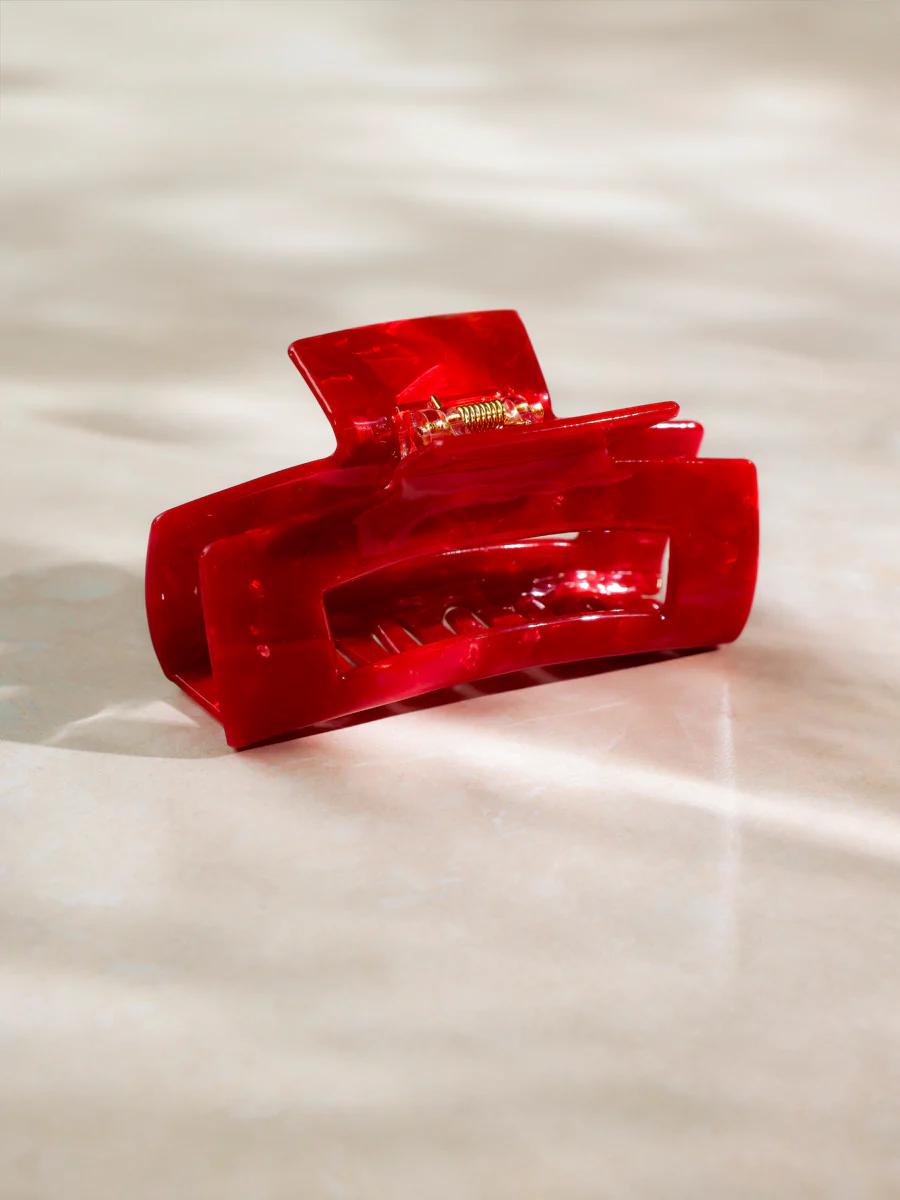 Modern Style Haarklammer Red
