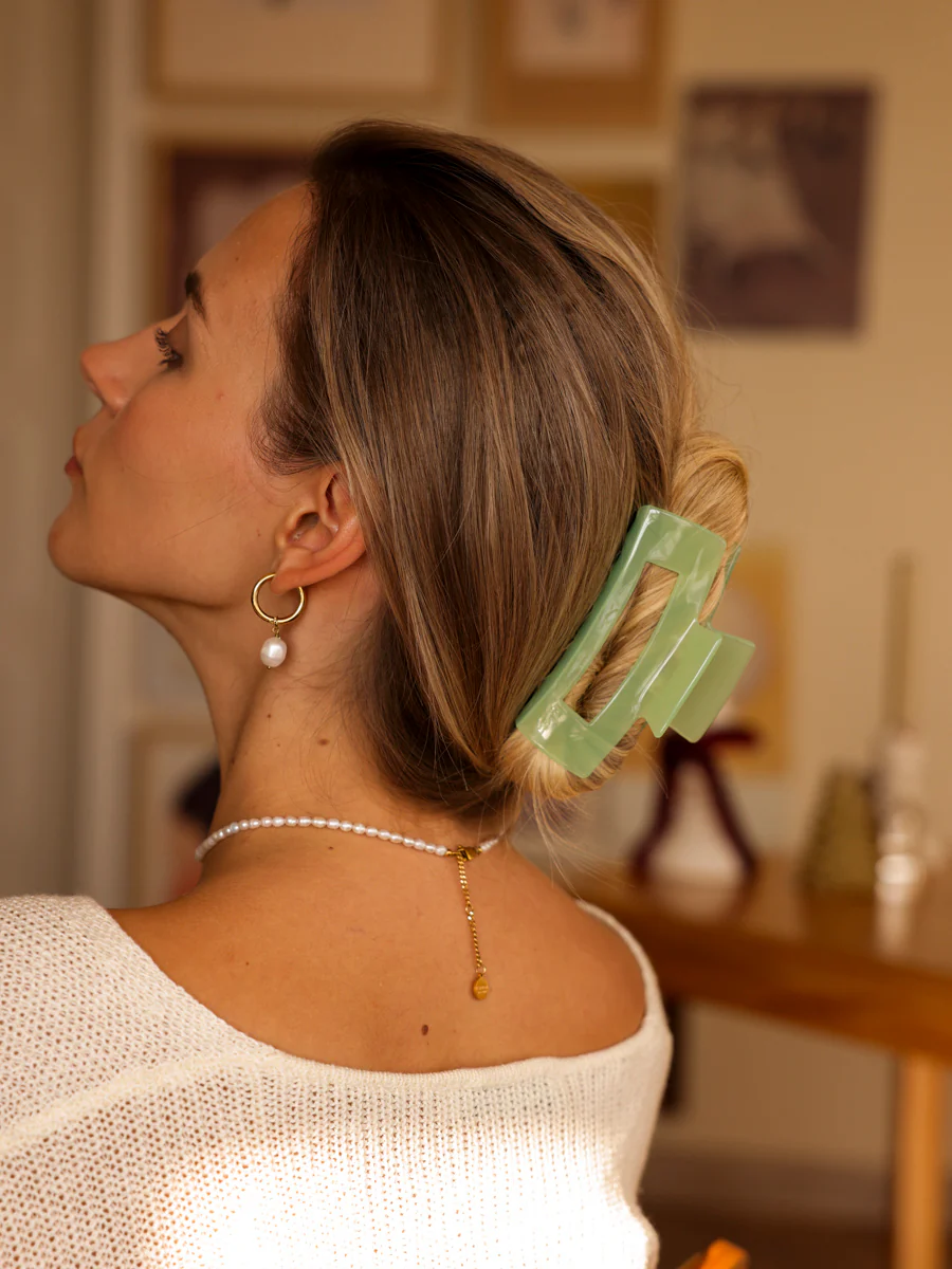 Modern Style Haarklammer Light Green - Image 2