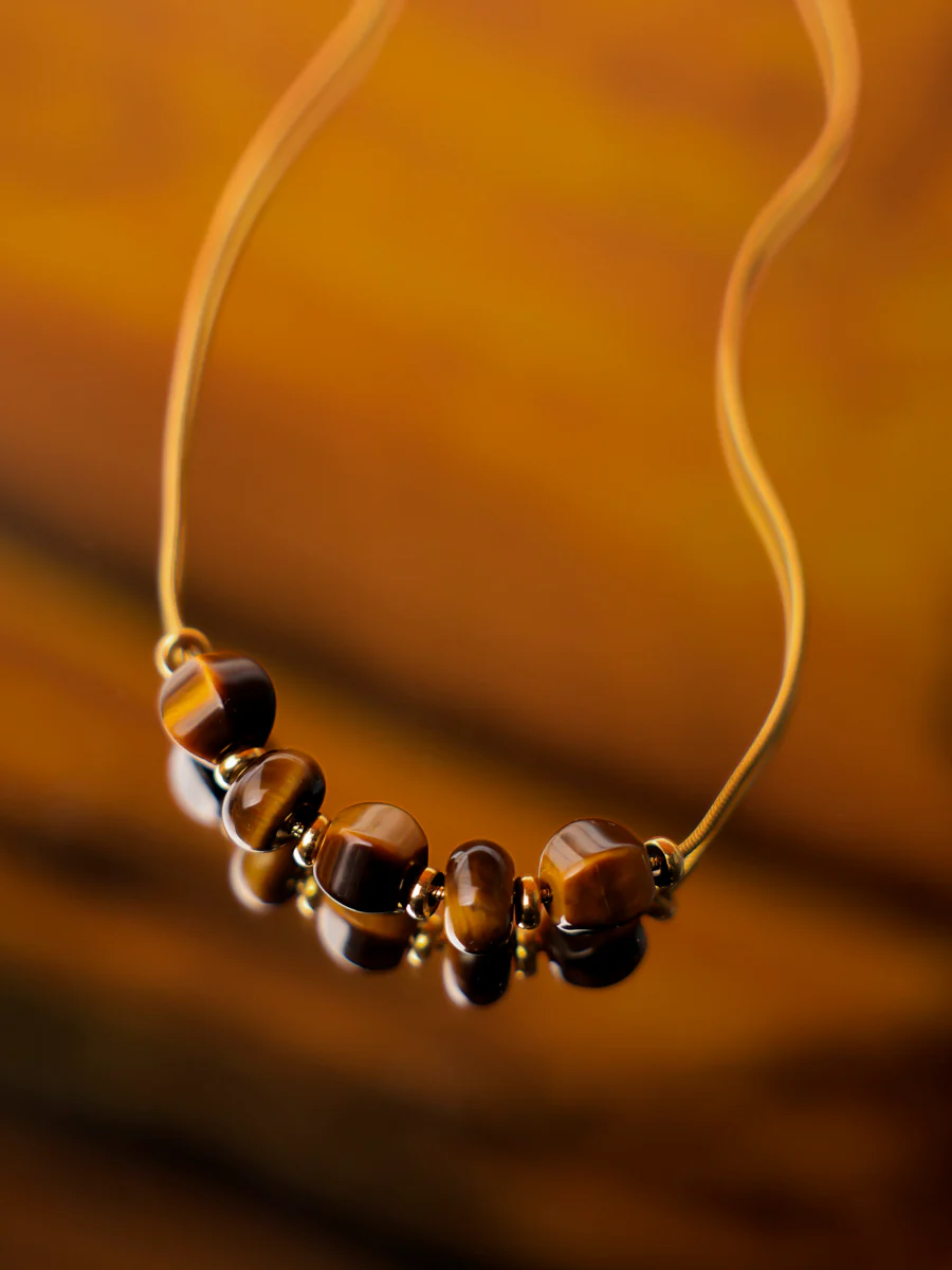 Modern Tiger's Eye Kette - Image 4