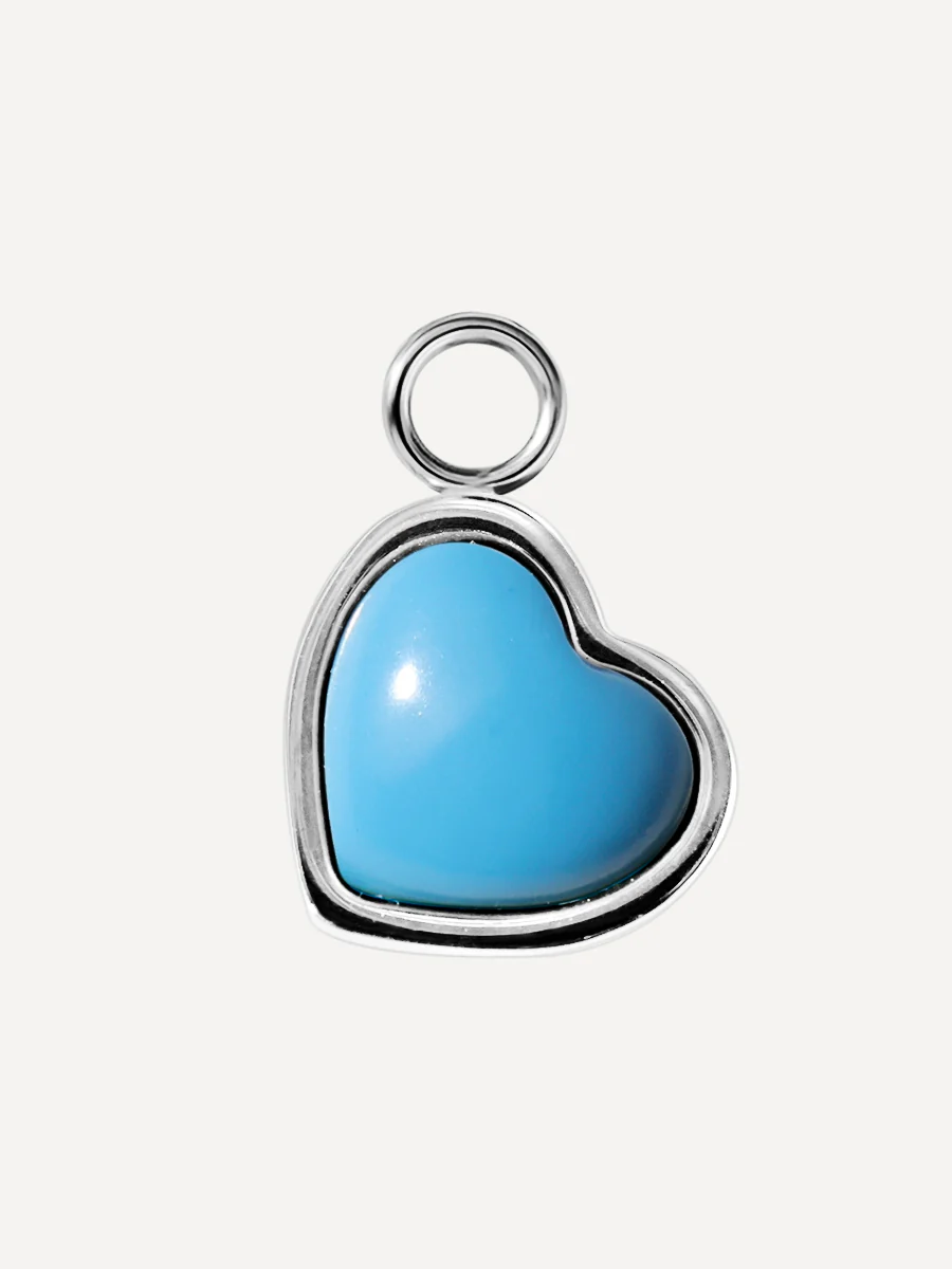 11,4x10mm Ocean Heart Ohrring-Charm - Image 3