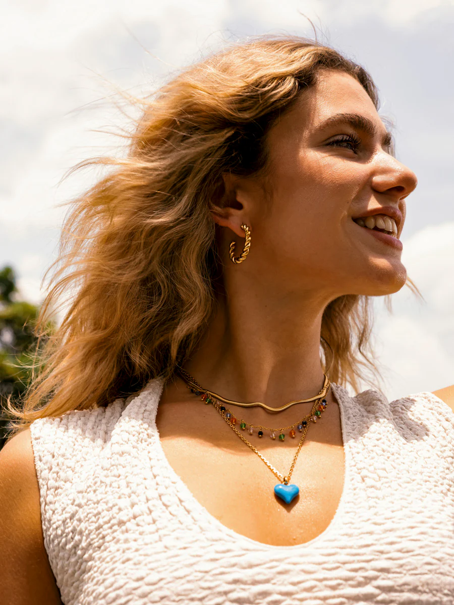 Bunt Stone Kette - Image 2
