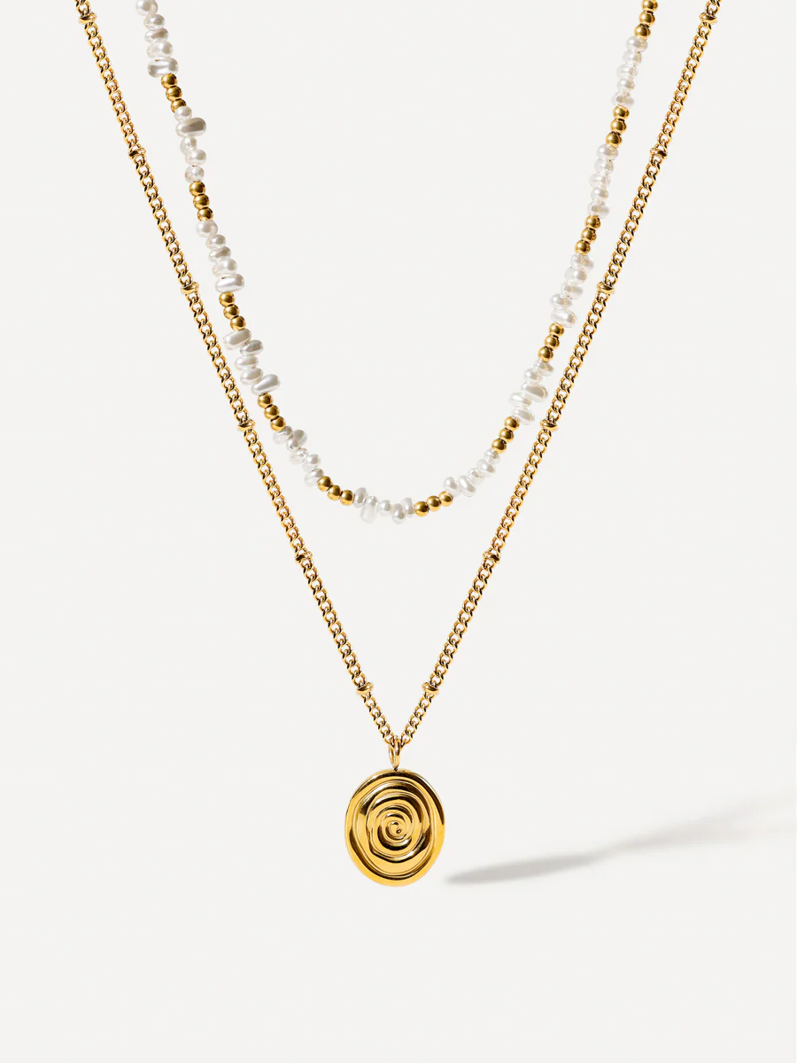 Pearlescent Swirl Kette