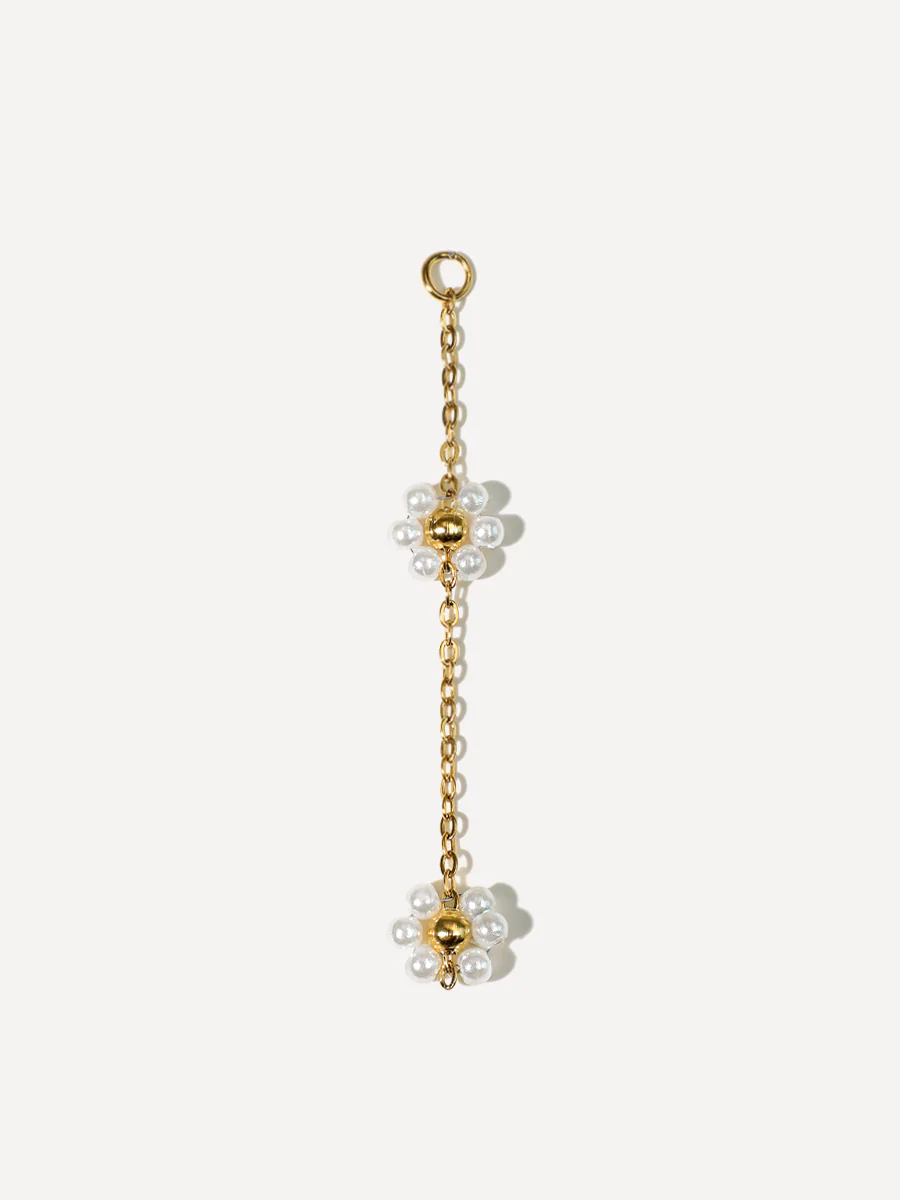 58x9,3mm Petal Elegance Ohrring-Charm