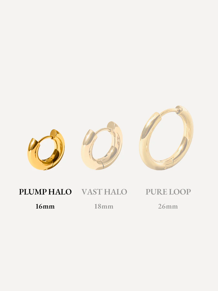 16mm Plump Halo Ohrringe - Image 7