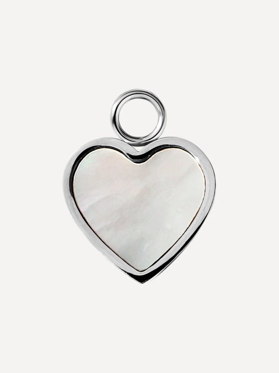 12,2x11mm Precious Heart Ohrring-Charm - Image 4