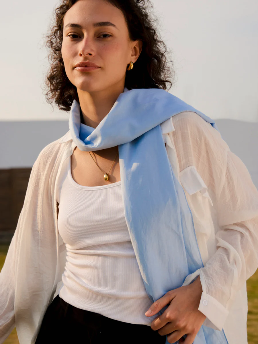 Pure Essence Blue Schal - Image 3