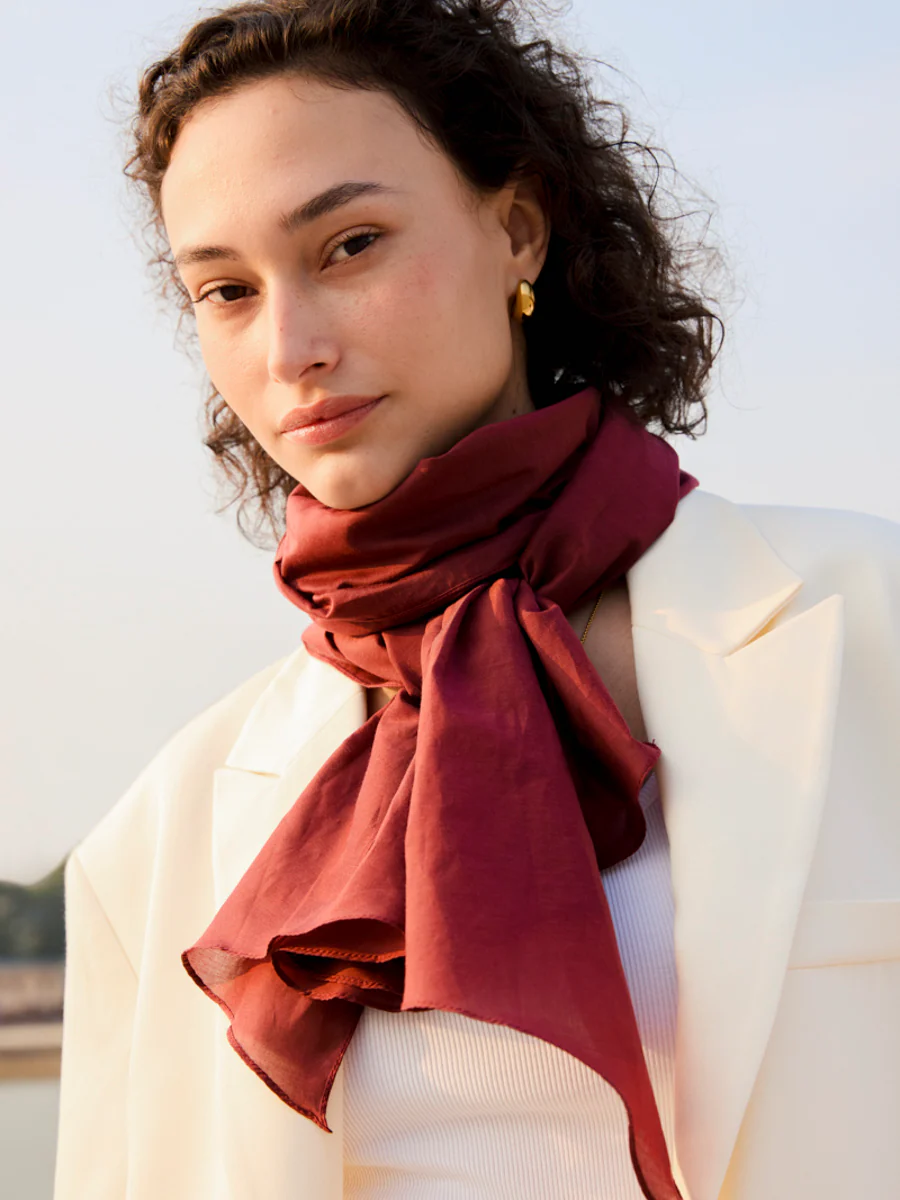 Pure Essence Dark Red Schal - Image 12