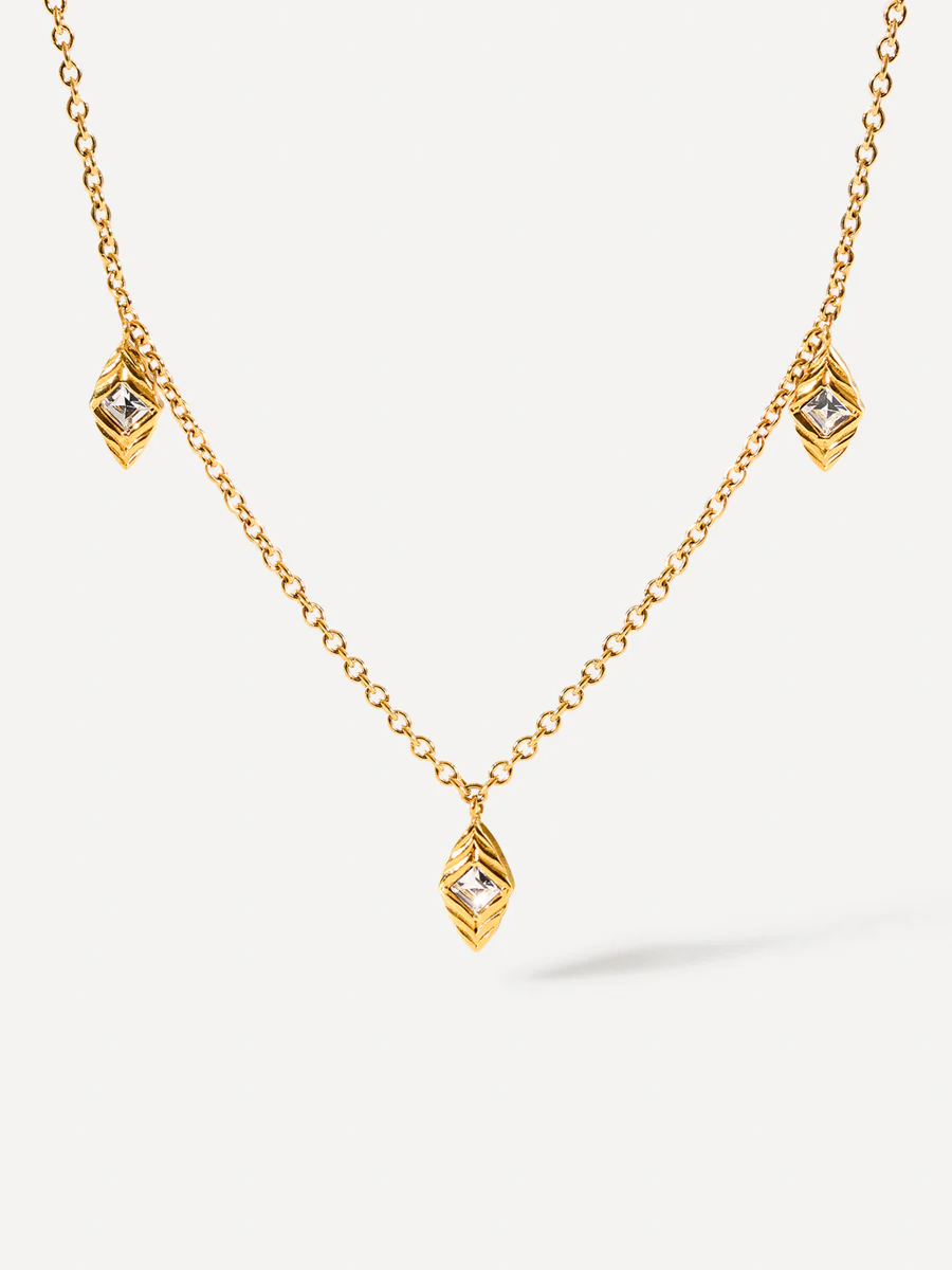 Retro Feather Kette