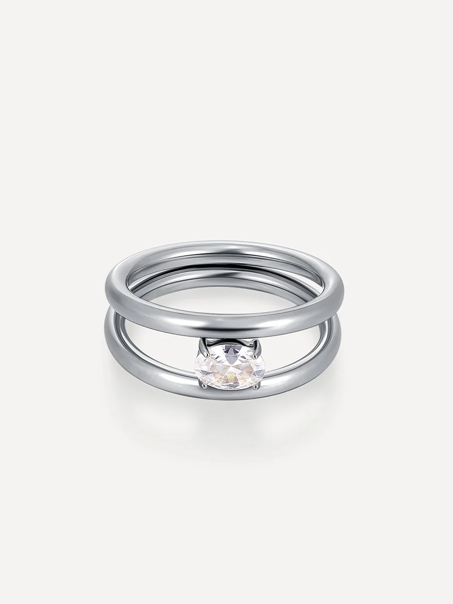 Sea and Sky Double Circular Ring - Image 10