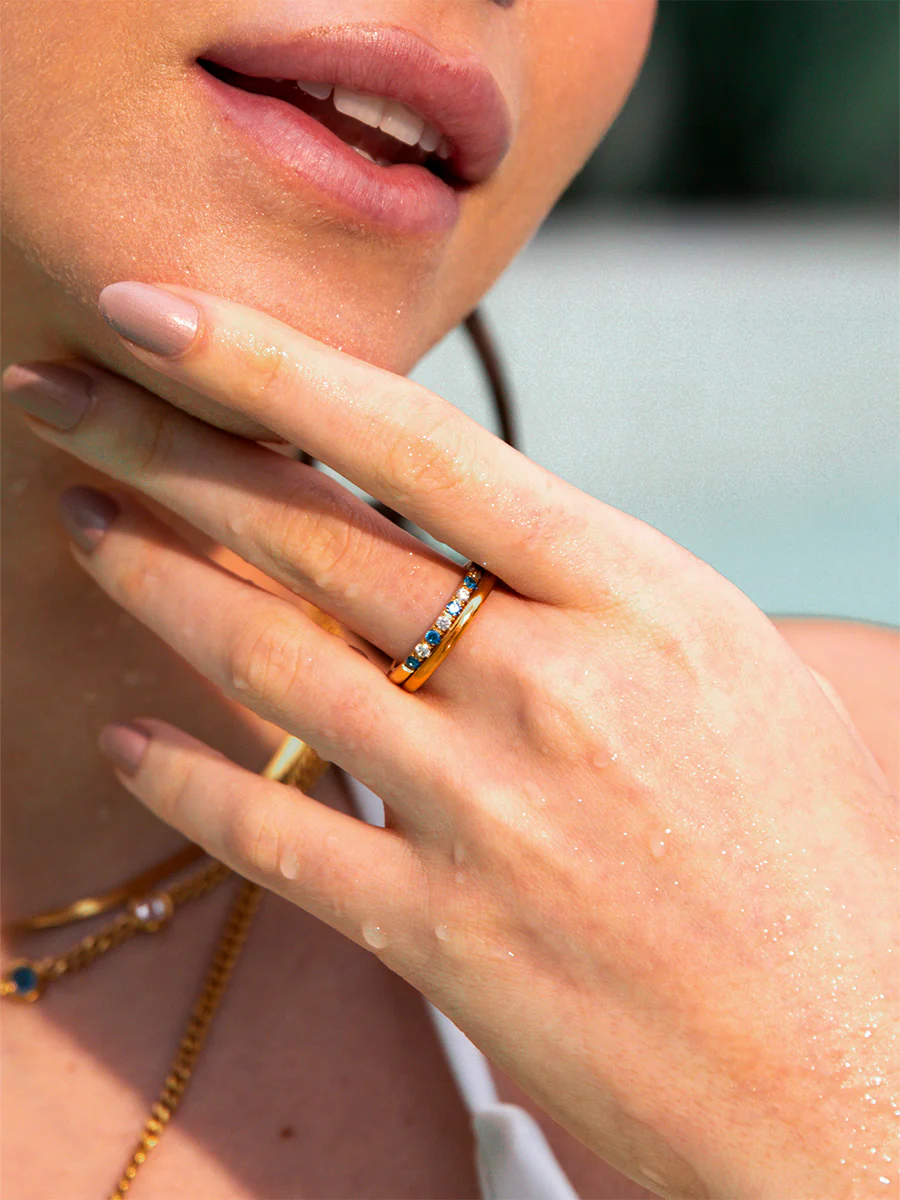Sea and Sky Horizon Duo Ring - Image 2