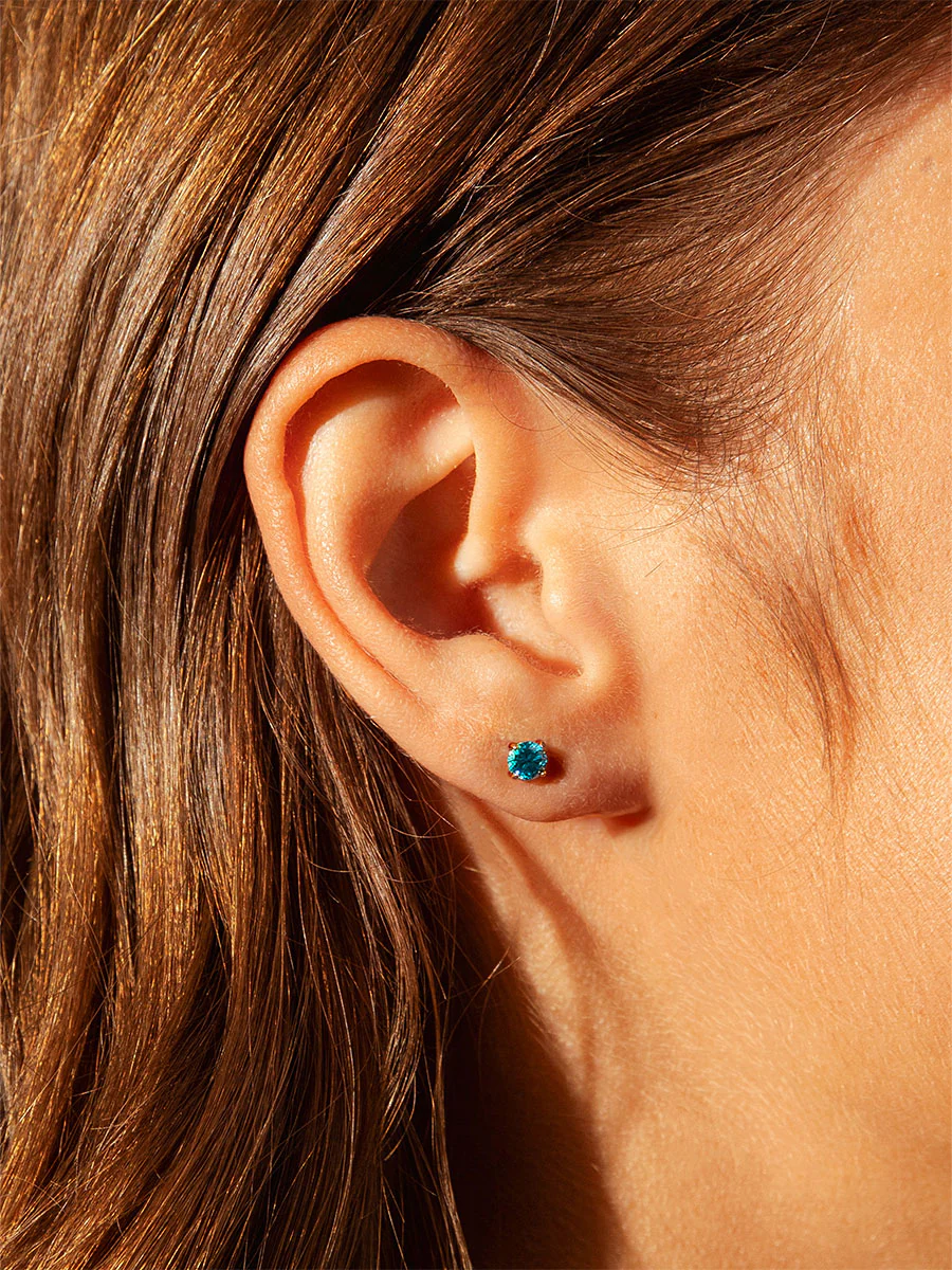 Sea Blue Ohrstecker - Image 2
