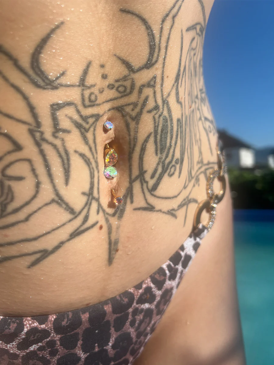 Dreamy Glow Rainbow Titan Bauchnabelpiercing - Image 3