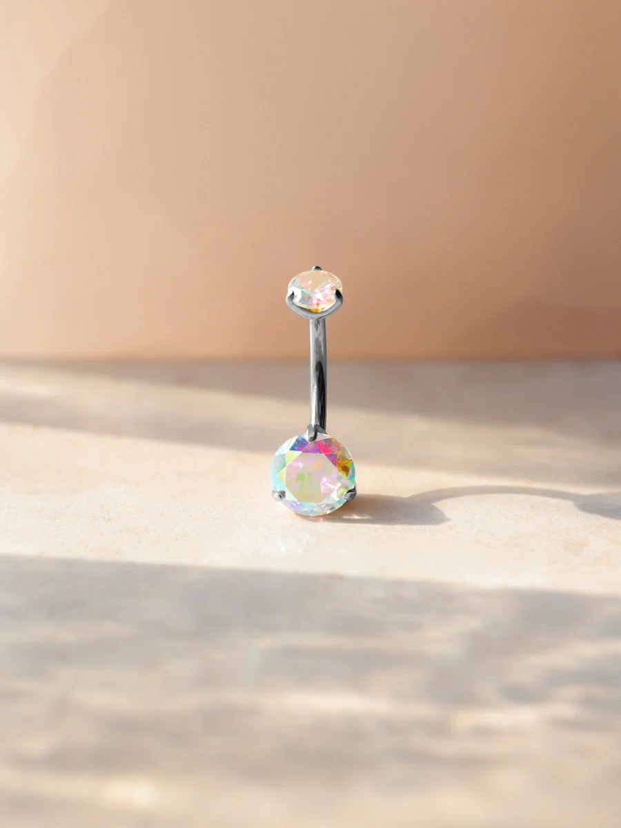 Serene Glow Rainbow Titan Bauchnabelpiercing - Image 5