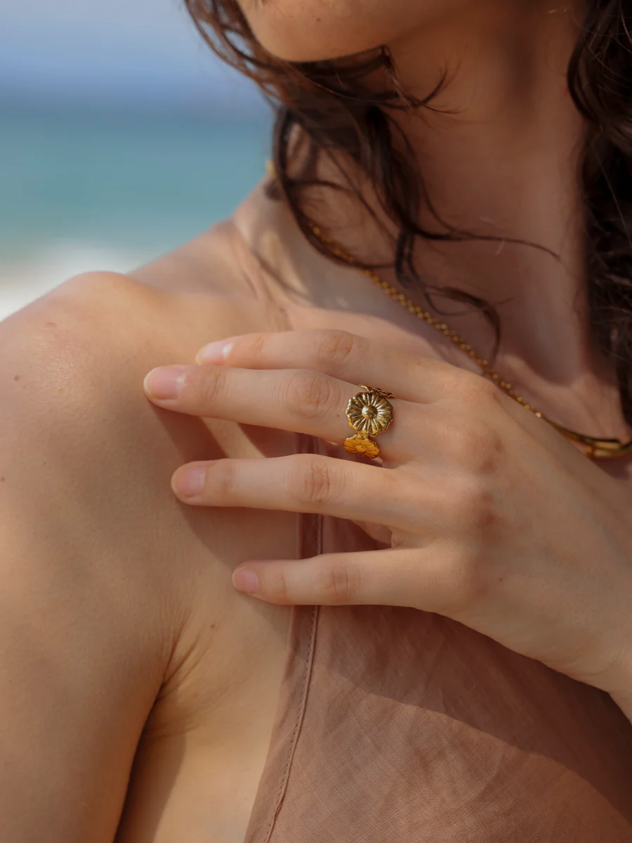 Serenity Flower Ring - Image 5