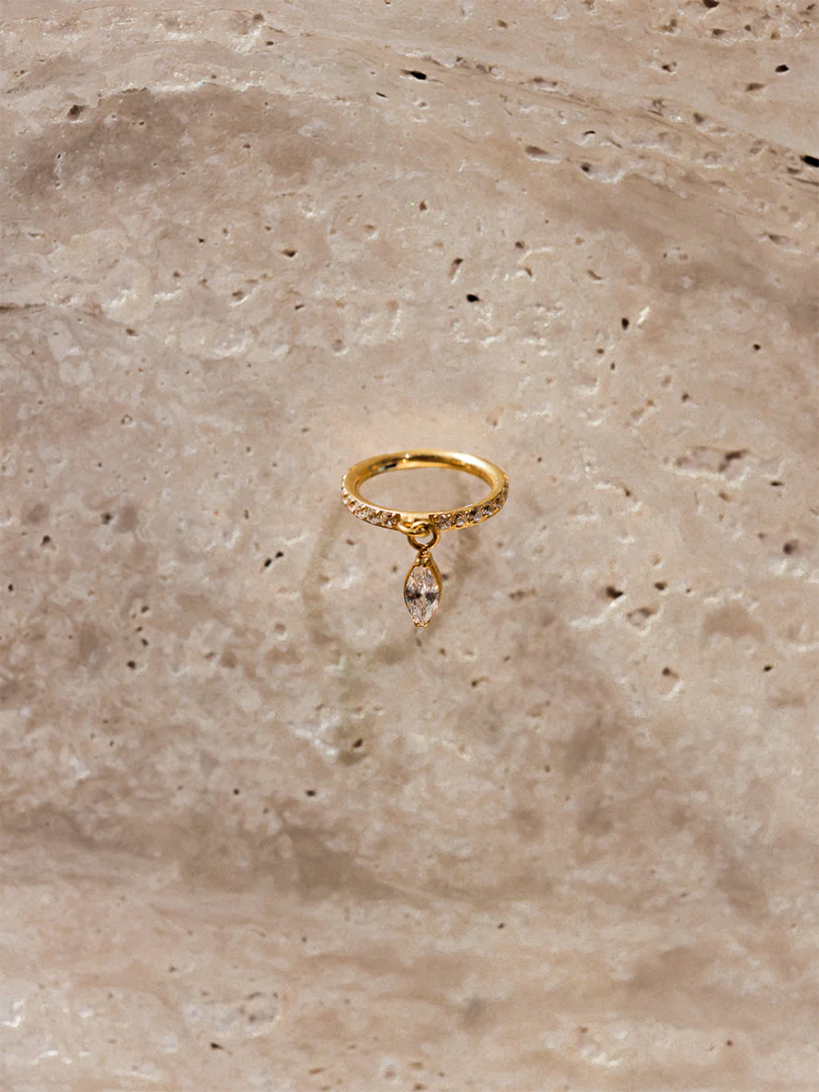 Shimmer Drop Titan Piercing