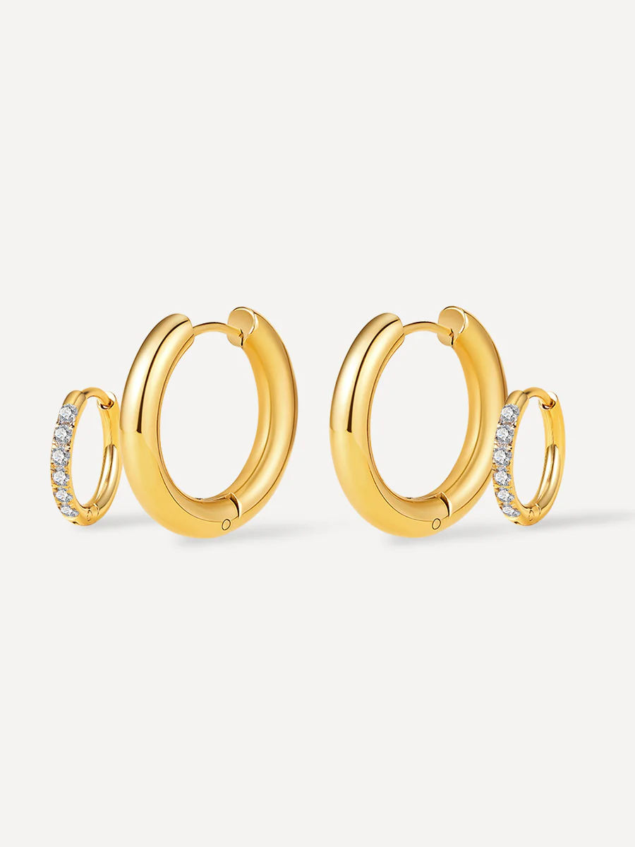 Shine And Glossy Hoops Set
